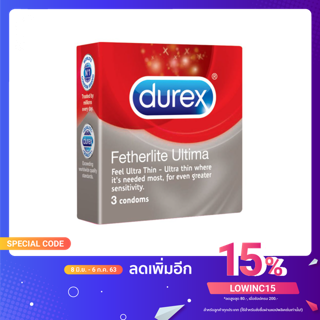 ถุงยางอนามัย durex futurlite