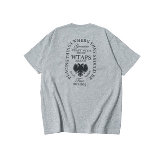 Wtaps เสื้อยืดลําลอง แขนสั้น พิมพ์ลายนกอินทรีย์ ทรงหลวม สไตล์คลาสสิก เหมาะกับฤดูร้อน สําหรับผู้ชาย