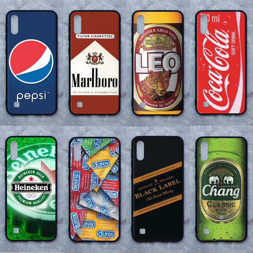 เคส Samsung A10 ลายเครื่องดื่ม ขอบนิ่มหลังแข็ง เคสมือถือ เคสโทรศัพท์ Case
