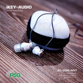 iKey-Audio Eardrumz ED-Q360-WHT in-ear headphones  หูฟังสำหรับมือกลอง ( ล้างสต๊อก ) สีขาว