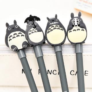 ปากกาเจลสีดำ 0.5 มม. ลาย Totoro น่ารัก สไตล์สร้างสรรค์ เครื่องเขียนสำหรับนักเรียน สำนักงาน