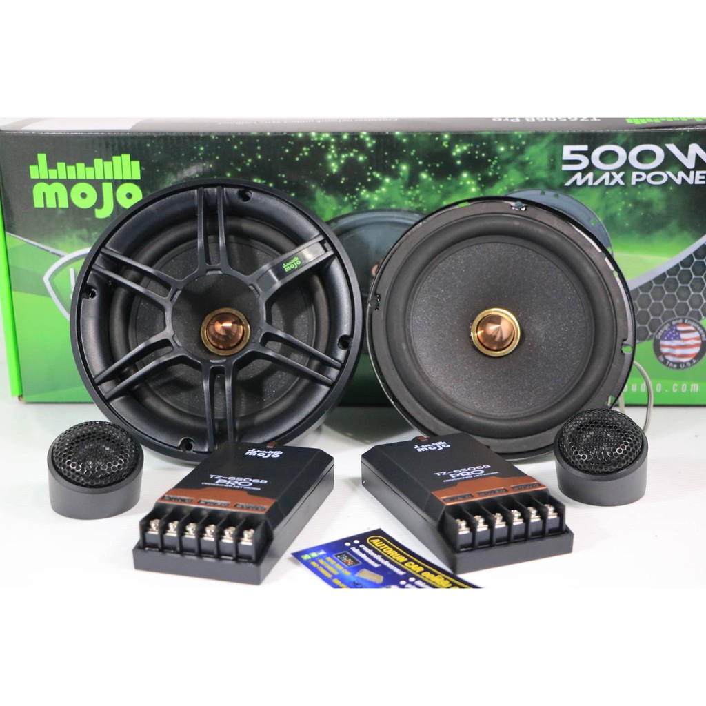 ลำโพงแยกชิ้น6.5นิ้ว2ทางMOJO ลิขสิทธิ์แท้ส่งจากไทย🇹🇭