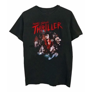 ใหม่ เสื้อยืด พิมพ์ลาย Michael Jackson Thriller ได้รับอนุญาตอย่างเป็นทางการ