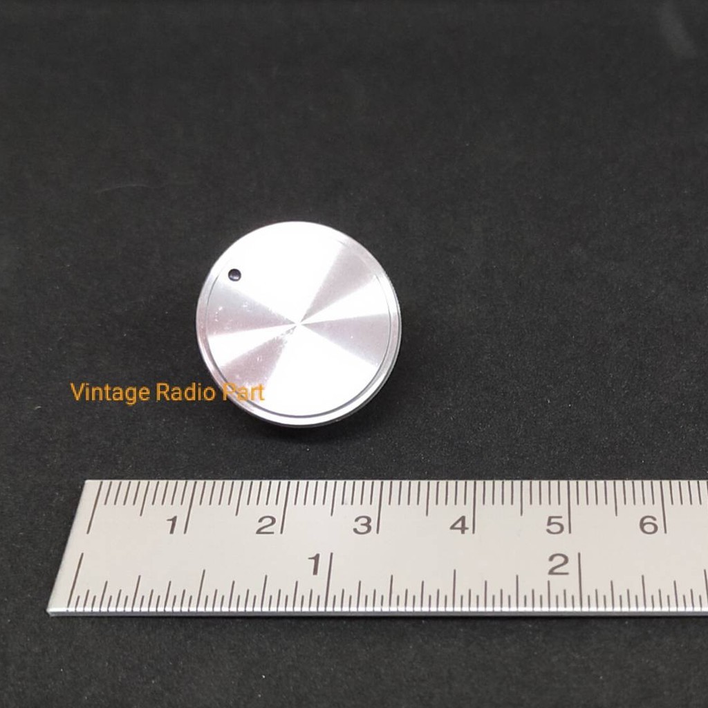 ลูกบิดอลูมิเนียม,ลูกบิดโวลลุ่ม Volume Knob อลูมิเนียมทั้งตัว แกนเฟือง  ขนาด 20 *10 มม. ราคาพิเศษสินค้ามีตำหนิ (1 ชิ้น)