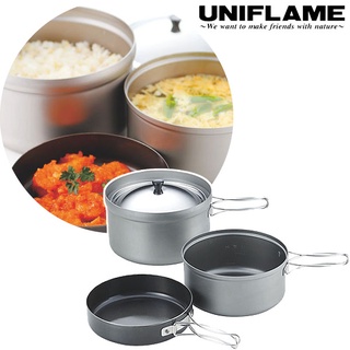 uniflame gohan cooker plus ชุดหม้อสนามพกพา