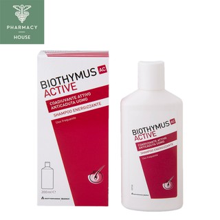 Biothymus AC active energizing shampoo for men 200 ml.  ( ชาย )