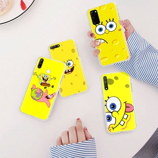 Ml-256 เคสโทรศัพท์มือถือแบบนิ่ม ใส ลายสพันจ์บ็อบ สําหรับ Samsung A04 A04S A14 A23 A34 A54 A52 A72