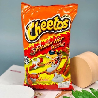 พร้อมส่ง !! Cheetos Flamin Hot Crunchy Cheese Snack 226 g. ชีโตส ฟลามิน ฮอท ครันชี่ ชีส 226 กรัม