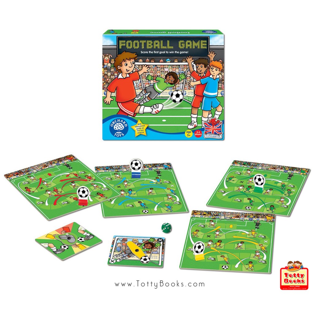 ของแท้อังกฤษ ส่งไวจากไทย 5 - 9 ขวบ) บอร์ดเกมเด็ก เกมกระดานเสริม Ef Football  Game (Orchard Toys) | Shopee Thailand