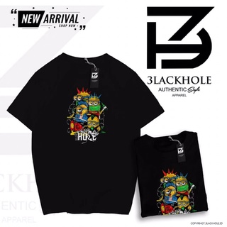 เสื้อยืดคอกลมเสื้อยืดแขนสั้น พิมพ์ลาย METALLICA ACDC BLACKHOLE DISTRO สําหรับผู้ชาย ผู้หญิงS-4XL