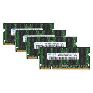 Samsung Hynix DDR2 2GB 4GB ชุด PC2-6400S/5300 800/667MHz 200PIN 1.8V หน่วยความจําโน้ตบุ๊ก แล็ปท็อป