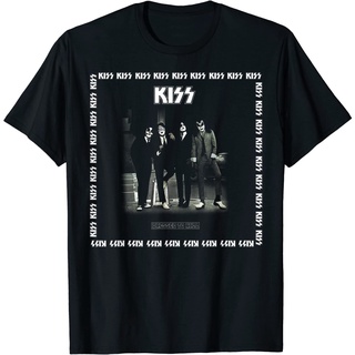 เสื้อยืดผ้าฝ้ายพรีเมี่ยม เสื้อยืด พิมพ์ลาย Kiss Dresed to Kill สําหรับผู้ใหญ่