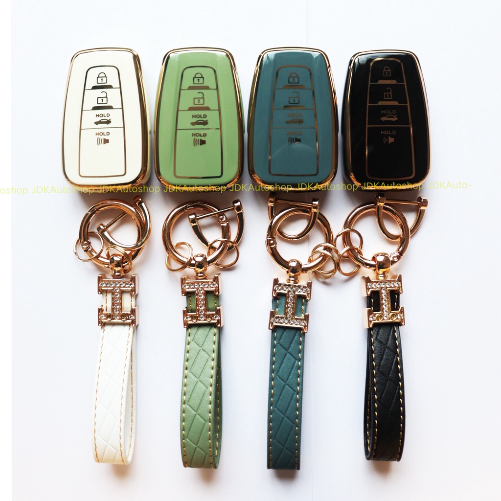 TOYOTA COROLLA CROSS / New Toyota Camry / C-HR / New ALTIS ซองกุญแจ TPU พร้อมพวงกุญแจ รีโมท Smart ke