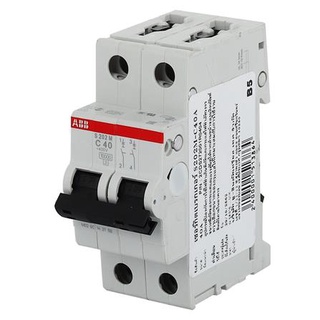 อุปกรณ์ไฟฟ้า เซอร์กิตเบรกเกอร์ ABB S202MC40 40A 2P ติดตั้งง่ายและปลอดภัยมากกว่า