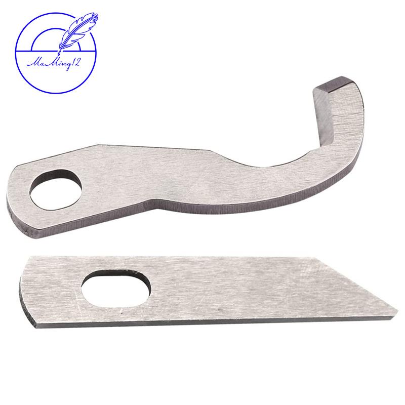 2 ชิ้นสําหรับใบมีด Brother Serger สําหรับ Brother 1034D Upper และ Lower X77683001 XB0563001