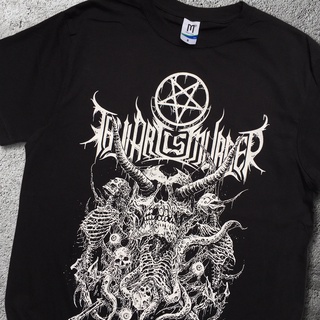 เสื้อยืด พิมพ์ลาย Thy ART IS MURDER RIDDICK SKULL PILE