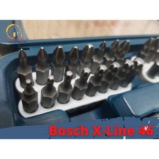 BOSCH X-LINE 46 ชุดไขควงมือ พร้อมดอก หัวประกอบ 46 ชิ้น xline46 X line 46 ไขควง บล๊อก