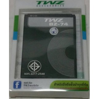 แบตเตอรี่ TWZ A559 (BZ-74) ของแท้ ใช้กับรุ่นอื่นๆได้........... inovo i552 Mango S Nex Start 8,9(1800mAh)