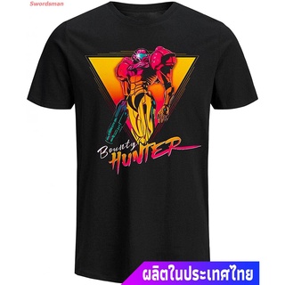 เสื้อยืดลําลอง พิมพ์ลาย Swordsman Metroid # เสื้อซามูส # เสื้อยืด bounty hunter # เสื้อยืด ลาย Metroid ของขวัญวันเกิด155242 Metroid เสื้อแขนสั้น vESc