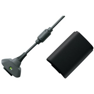 Xbox 360 Play &amp; Charge Kit (Black) (By ClaSsIC GaME)