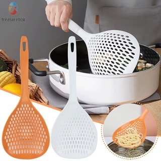 【TRSBX】Fashion Style Dumpling Big Colander Kitchen Long-handled Noodle Spoon Household