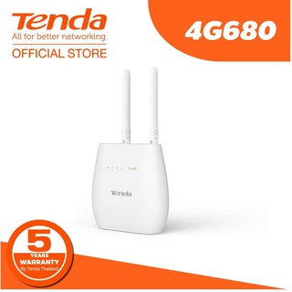 Tenda รุ่น 4G680 300 Mbps/ รุ่น 4G06 Wireless 4G LTE Router เราเตอร์ใส่ซิม ประกันศูนย์ 5 ปี