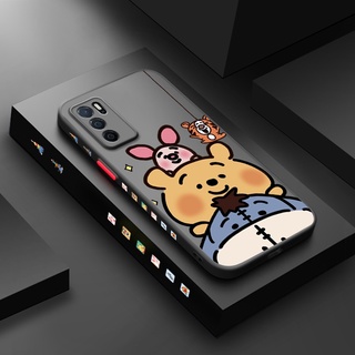 เคส Oppo A16 เคส Winnie the Pooh แข็ง ด้านข้าง เต็มรูปแบบ ฝาหลัง กันกระแทก เคสป้องกัน