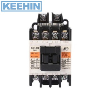 แมกเนติกคอนแทคเตอร์ รุ่น SC-03 24V FUJI Magnetic Contactor Model SC-03 24V FUJI