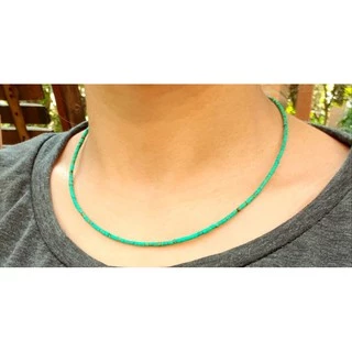 Jewelry By Heart : สร้อยคอหินเทอร์ควอยส์สีเขียว มีหลายความยาว น่ารักสุดๆ 📿