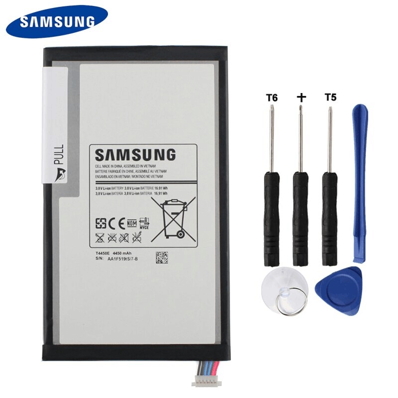 แบตเตอรี่ Samsung Original T4450E สำหรับ Samsung GALAXY Tab 3 8.0 T310 T311 T315 ในตัว T4450C แท็บเล