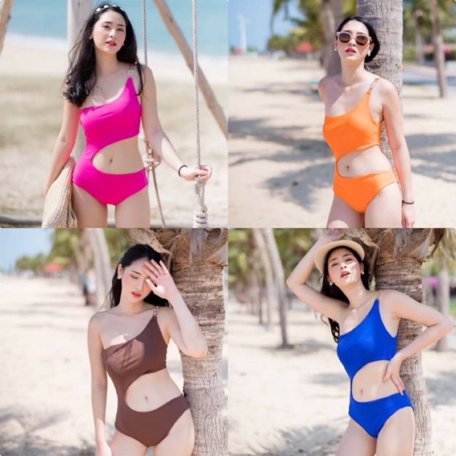 (พร้อมส่งที่ไทย) วันพีชเว้าเอว S-Curve รุ่นผ้าเงาแต่อะไหล่ทองที่ไหล่