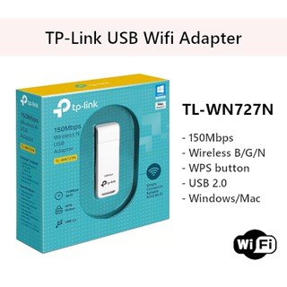 แหล่งขายและราคาอุปกรณ์รับไวไฟ ราคาถูกๆ TP-LINK (TL-WN727N) N150 Wireless USB Adapter 150Mbpsอาจถูกใจคุณ