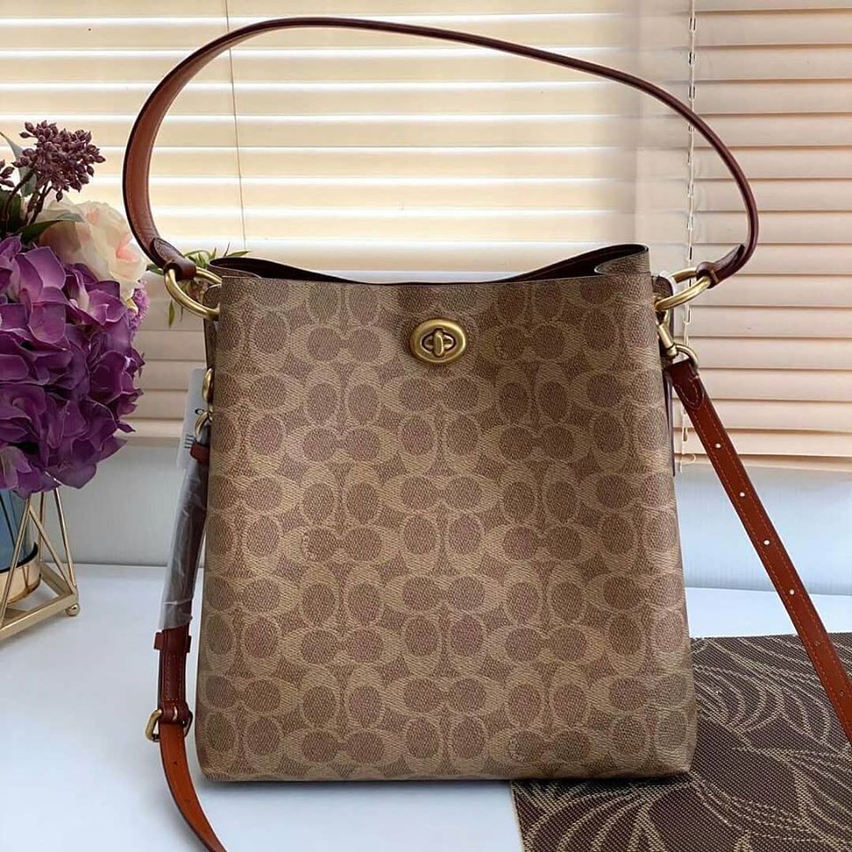 COACH Charlie Bucket Bag In Signature Canvas