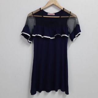 ชุดเดรส สีกรม ราคา 80