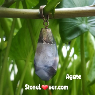 #Agate #จี้อาเกต#อาเกตเทา #โมรา