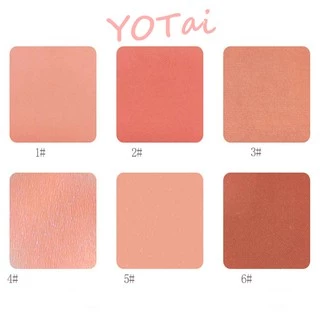 YOTAI ❤️LAMEILA❤️ บลัชออน บลัชออนโทนส้ม บรัชออนทาแก้ม ชมพูพีช ส้มพีช เนื้อดี สีสวย ติดทน Blusher
