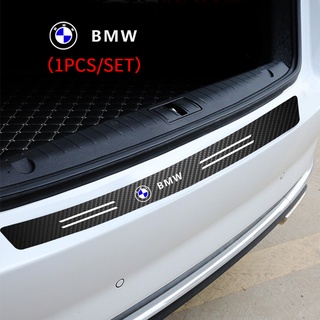 สติกเกอร์คาร์บอนไฟเบอร์ ติดกันชนหลังรถยนต์ สําหรับ BMW E61 E90 E82 E70 E71 E87 E88 E89 X5 X6 1 ชิ้น