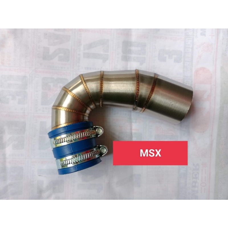 ท่อกรองเลสMSX-พร้อมยางกันน้ำ