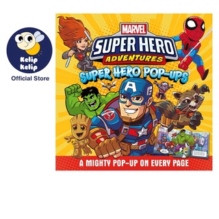 หนังสือ Marvel Super Hero Adventures Pop Up สําหรับเด็ก