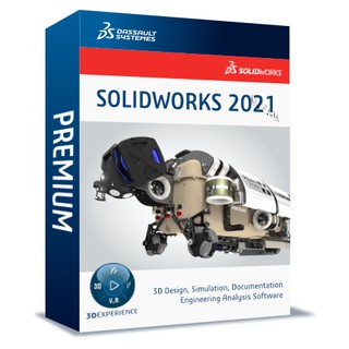 SOLIDWORKS Premium 2021  (โปรแกรมเขียนแบบ 2D/3D/CAD/CAM ใช้งานได้ไม่จำกัดอายุการใช้งาน)