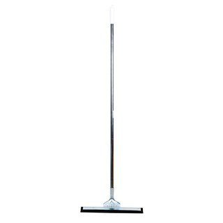 ไม้กวาดน้ำ ด้าม 15 นิ้ว สีเงิน เวอร์ค AL-Z Broom with handle, 15 inches in silver color, WORK AL-Z