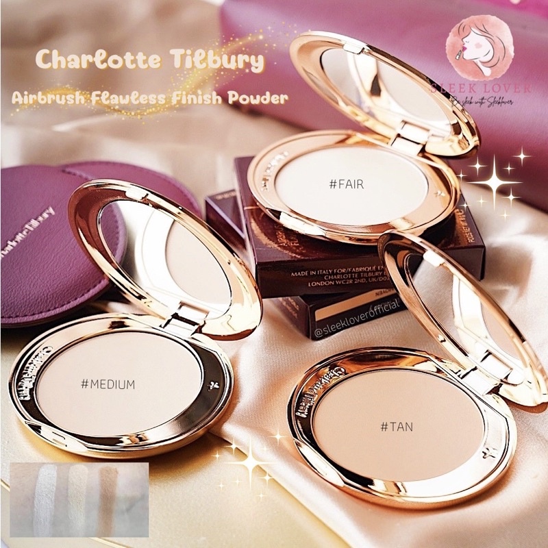 [เหลือ 312.- เก็บโค้ดทักแชท] 🔻พร้อมส่ง&แท้ป้ายไทย🔻Charlotte Tilbury Airbrush Flawless Finish Powder