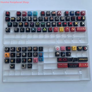 keycap ปุ่มกดคีย์บอร์ดเล่นเกม ESC แบบโลหะใส มีไฟแบ็คไลท์