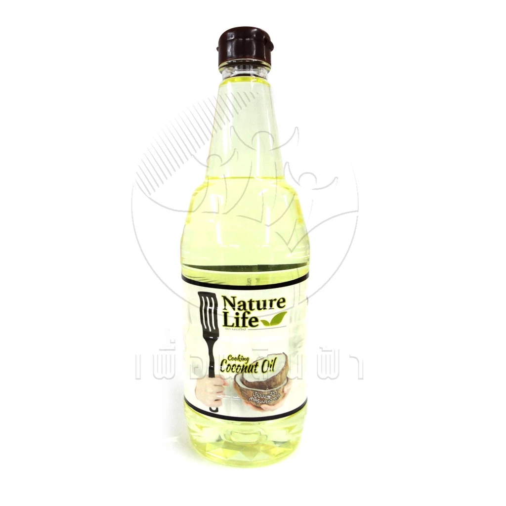 น้ำมันมะพร้าวปรุงอาหาร เนเจอร์ไลฟ์ ขนาด 1 ลิตร Nature Life Cooking Coconut Oil 1000ml.