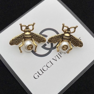 Gucci ต่างหูแฟชั่น รูปผึ้ง สวยหรู