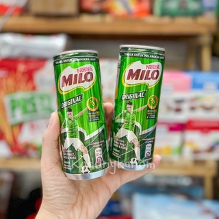 ไมโลกระป๋อง พร้อมดื่ม Milo Can 240ml. x1 กระป๋อง