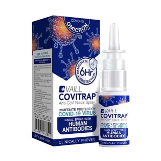 โควิแทรป CoviTRAP Anti-CoV Nasal Spray ❤️พร้อมส่งจากร้านยา❤️ VAILL สเปรย์พ่นจมูกดักจับและยับยั้งเชื้อโควิด-19