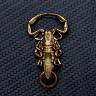 [Handmade] Scorpion Pendant แมงป่องพวงกุญแจ/สร้อยคอ 4.7*1.7*1.9cm