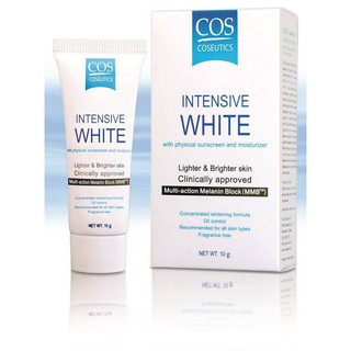 (หลอดเล็ก 10 กรัม) COS Coseutics Intensive White ซีโอเอส