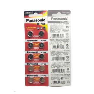 ถ่าน Panasonic LR1130 ,189, AG10, LR54 1.5V Alkaline ของแท้ นำเข้าจากฮ่องกง